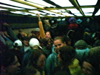 Znów w ciężarówce ale tym razem w drodze do Starych Polaszek